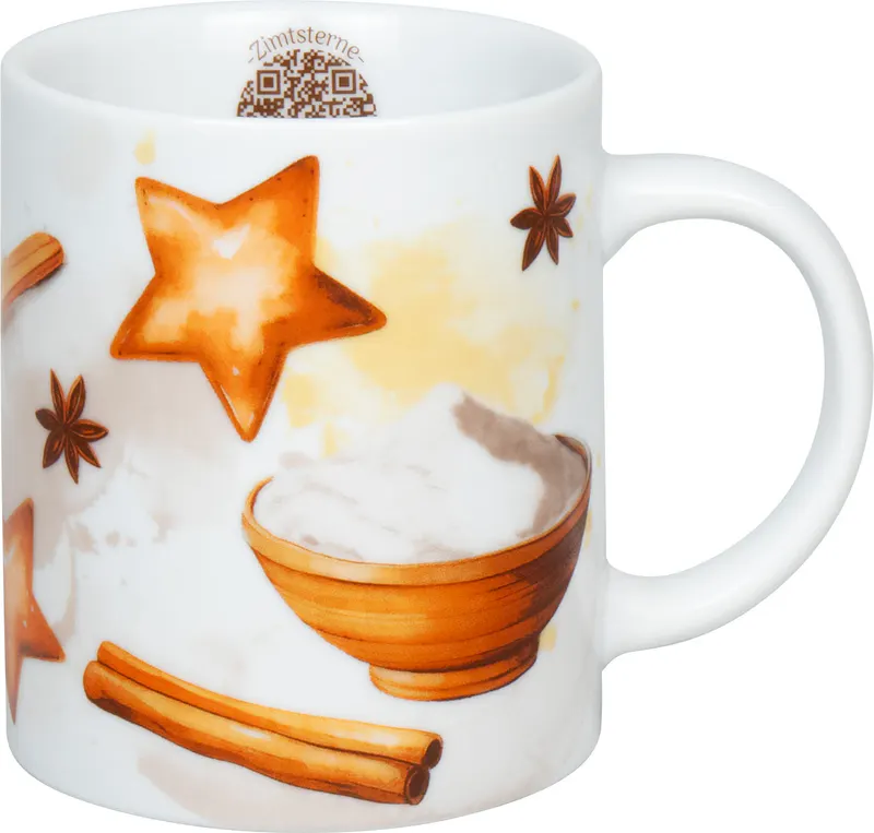 Mug Christmas Cookies Cinnamon Stars