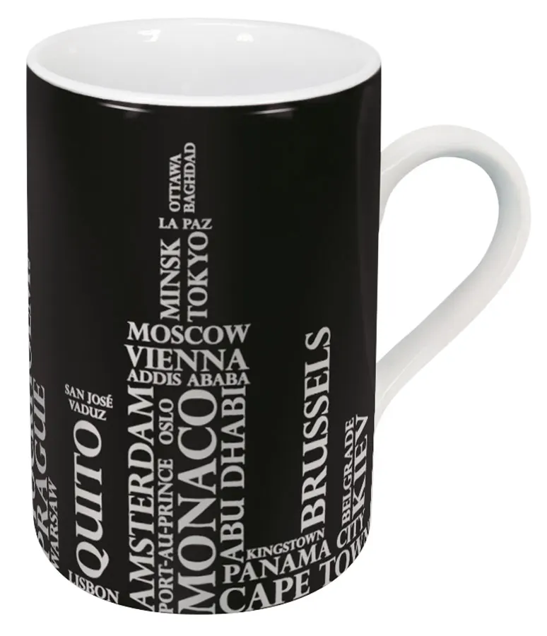 Mug Cities on Black