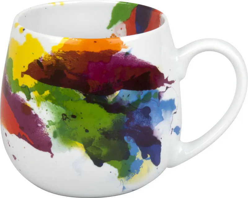 Snuggle Mug On Colour - Flow