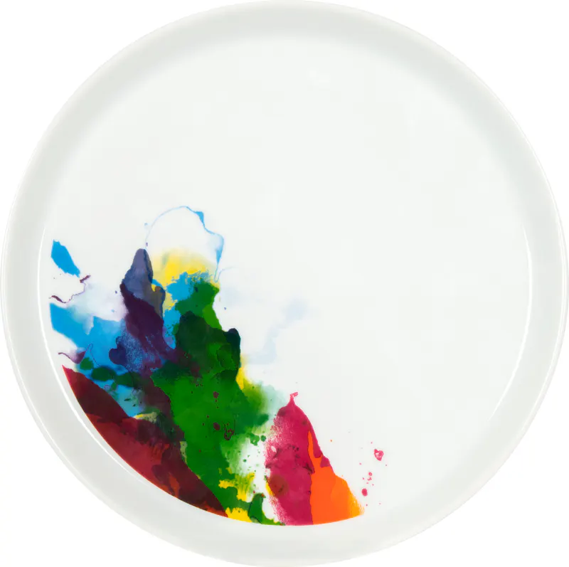 Plate Ø 20 cm On Colour Flow