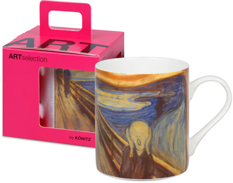 Mug with Gift Box Art Selektion -Schrei by Munch