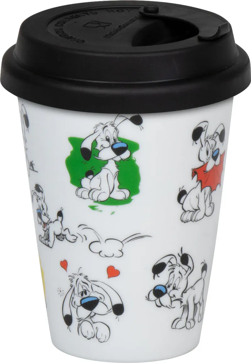 Coffee-to-go Mug with Lid & Closure - Sniff Sniff