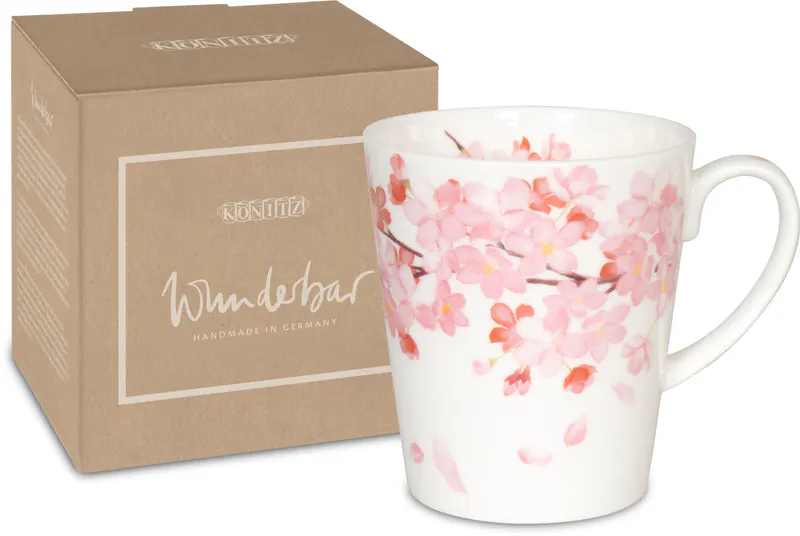 Wunderbar - Mug incl. Gift Box - Kirschblüten