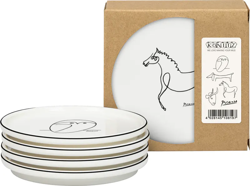 Picasso Set of 4 coaster with Gift Box